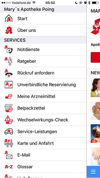 App Apotheke vor Ort