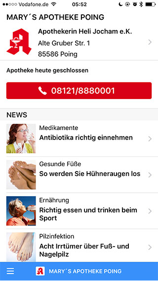 App Apotheke vor Ort