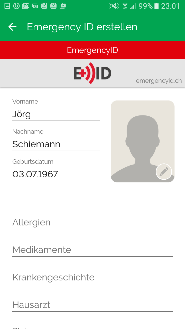 Medical ID App