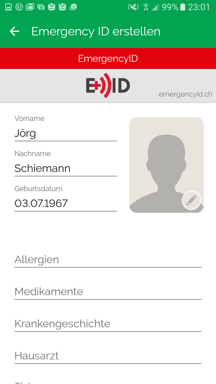 Medical ID App Medical ID App