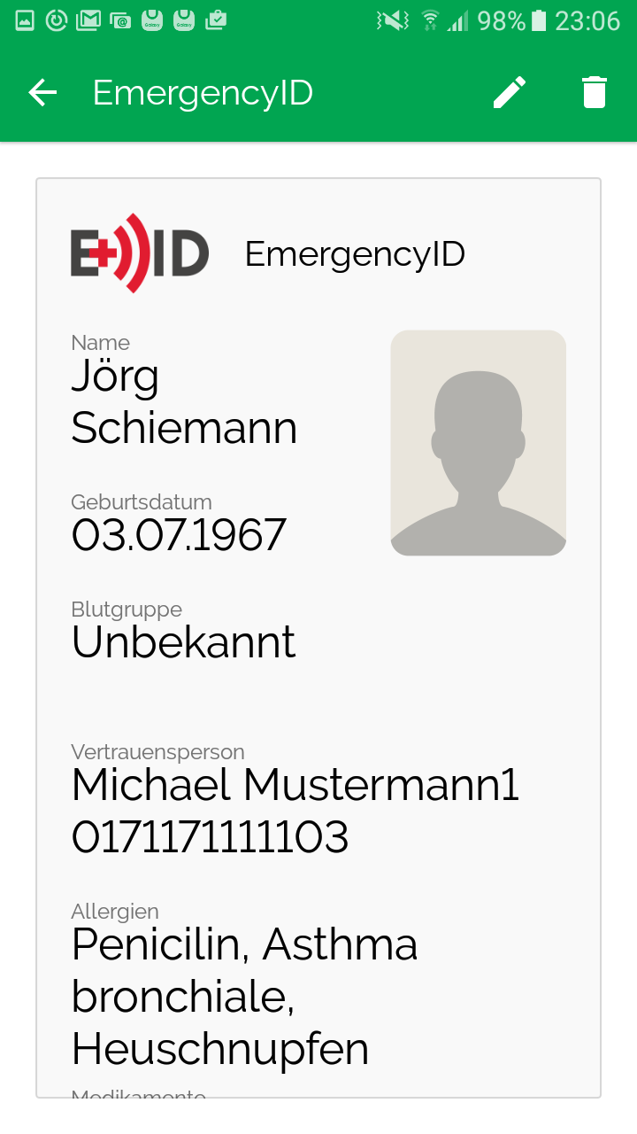 Medical ID App Medical ID App
