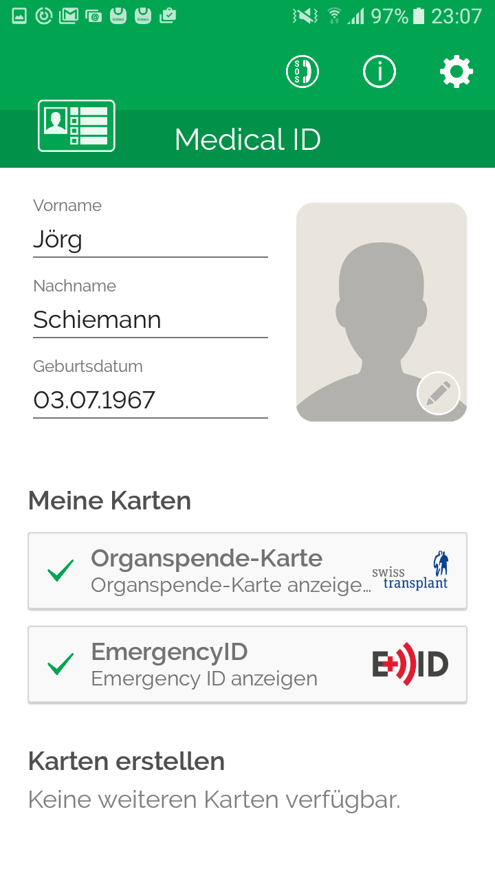 Medical ID App Medical ID App