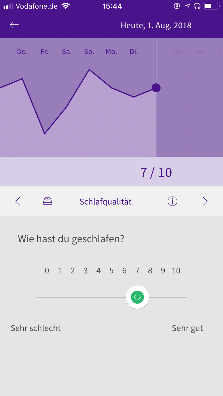 Migräne-App M-sense