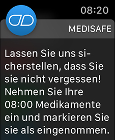 Watch-App für die Medikamenten-Einnahme