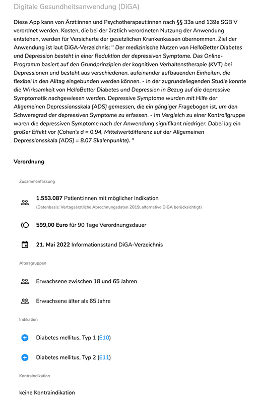 kvappradar Trefferliste