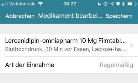 Einnahmehinweise in MyTherapy eingeben