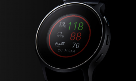 Omron Smartwatch mit Blutdruckmessung