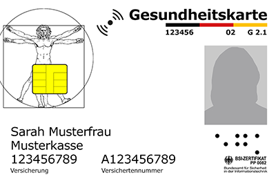 Einlösung des E-Rezeptes mit der elektronischen Gesundheitskarte (eGK) möglich!